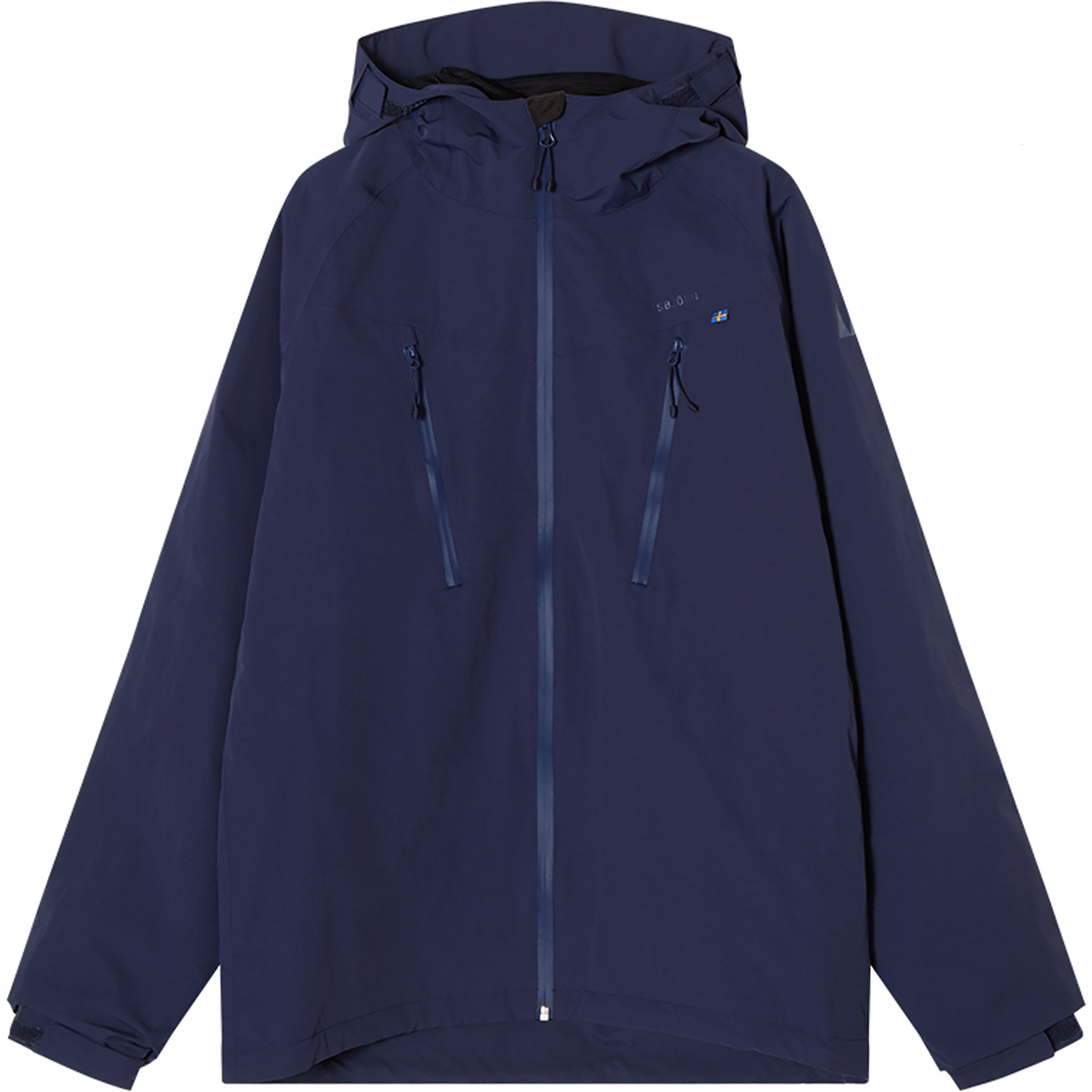 Isbjörn of Sweden Monsune Hardshell Kinder Regenjacke blau Größe 146 Trekking Wasserdicht Wasserabweisend