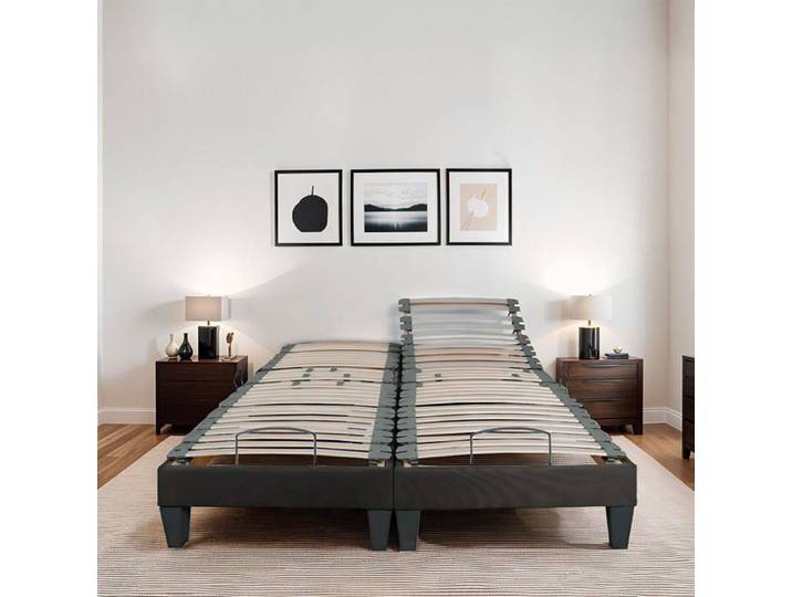 Sommier électrique Amiral 70x190 cm - Lattes