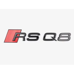 Original Audi RSQ8 Schriftzug Schwarz Heckklappe