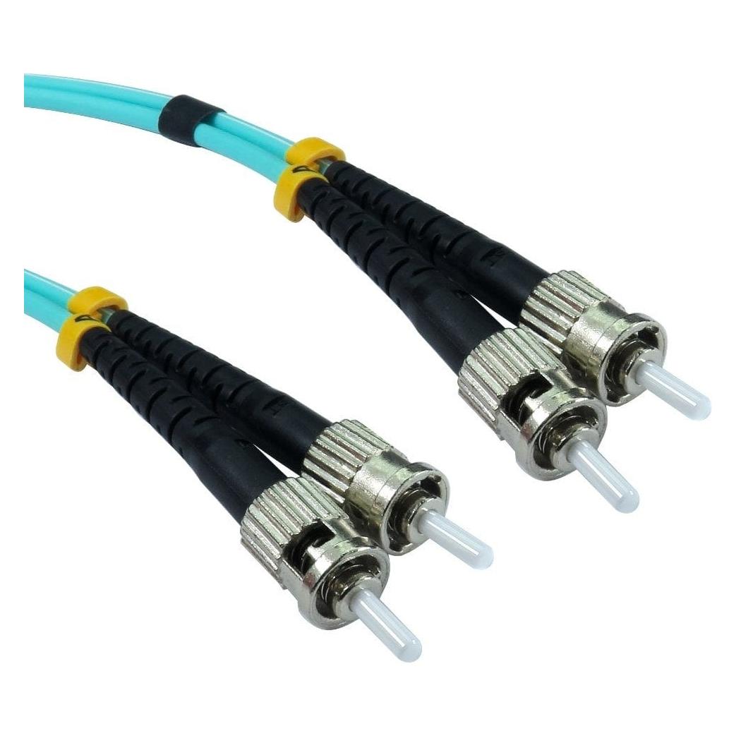 Cables Direct 1 Mtr St-St Mmd Om4 Fibre Cable (1 m) (FB4M-STST-010D)