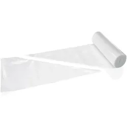 6x 100er Rolle (600 Stück) Spritzbeutel Transparent, Materialstärke 80 μm, 52 cm