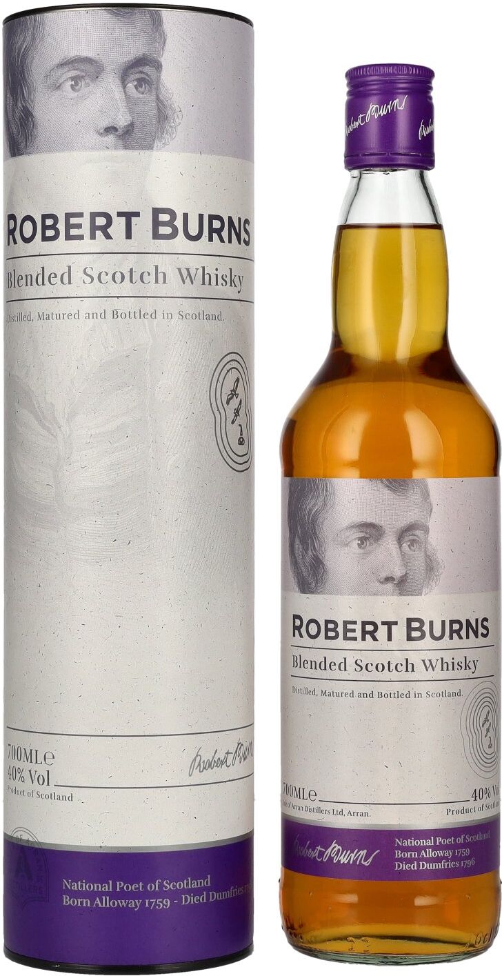 Arran Whisky Arran ROBERT BURNS Blended Scotch Whisky 40% Vol. 0,7l in Geschenkbox