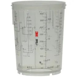 3M PPS Serie 2.0 Becher, Mittel, ca. 400ml, (Pack=4Stück) 26122