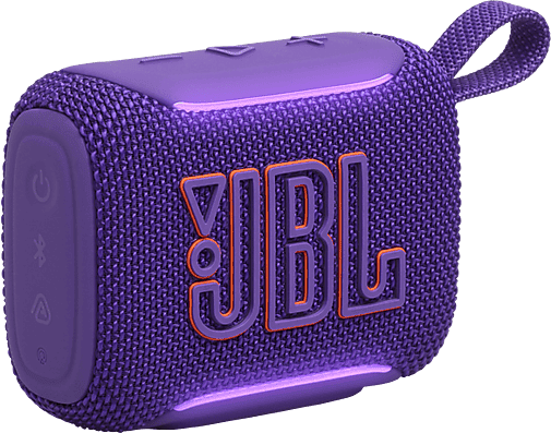 Altavoz bluetooth - JBL Go 5, 4.8 W, Bluetooth, Autonomía 10 horas, Iluminación ambiental, IP68, Morado