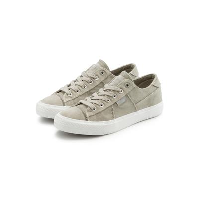 Sneaker ELBSAND "Schnürschuh, Stoffschuhe, Textilschuhe, Turnschuh, Freizeitschuh", Damen, Gr. 41, grau (hellgrau), Obermaterial: 100% Textilmaterial. Decksohle: 100% Textilmaterial. Futter: 100% Textilmaterial. Laufsohle: 100% Synthetik, unifarben,...