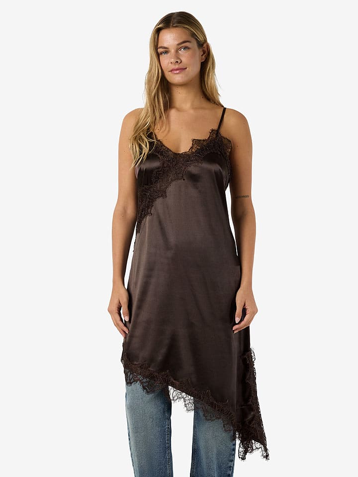 Noisy may Kleid "Sofie" in Dunkelbraun - XS