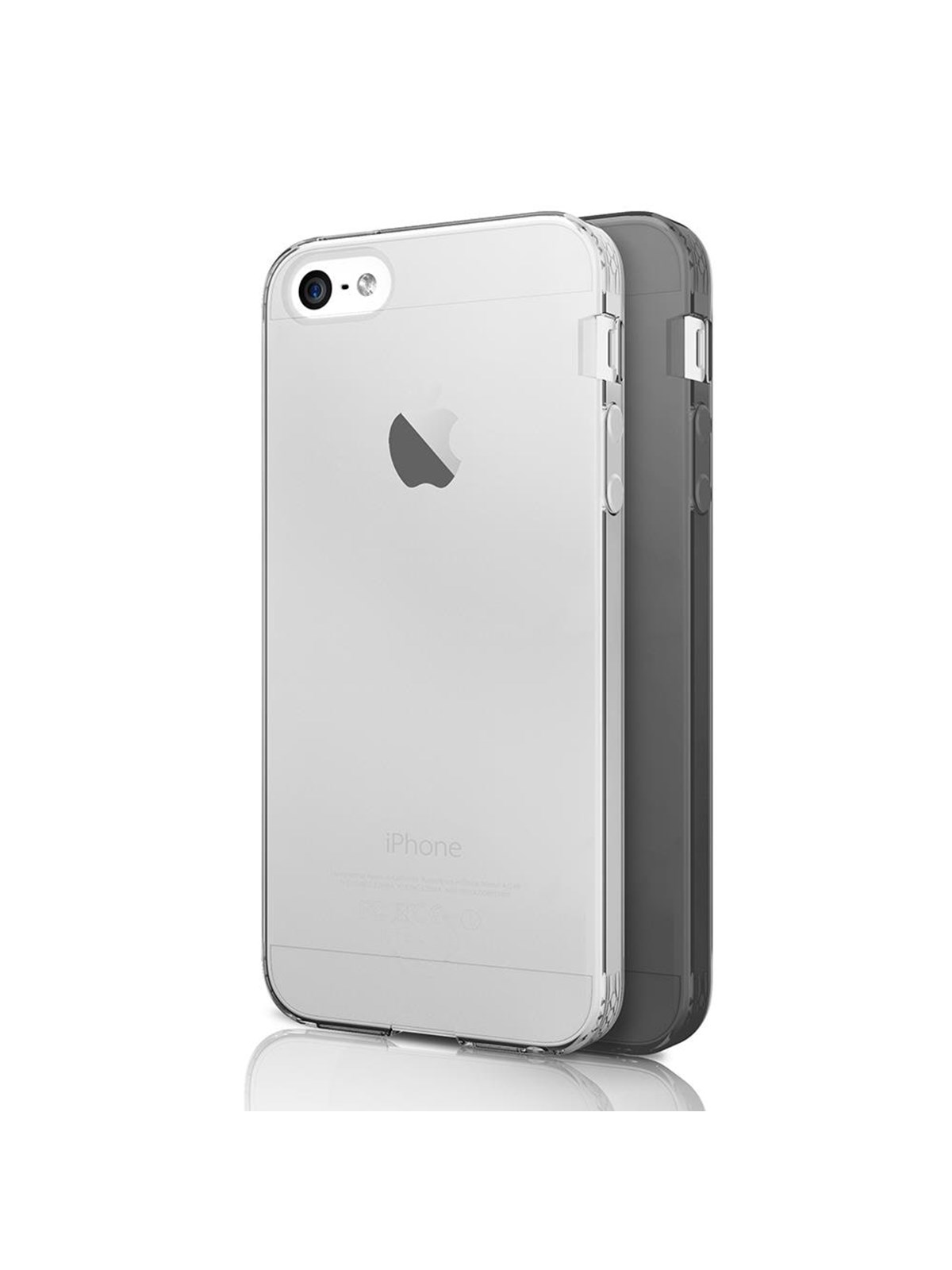 ITSKINS NANO DUO cover for iPhone 5 / 5S / 5SE - Black and transparent