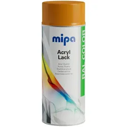 MIPA Acryllack RAL Color Farbspray 400ml RAL2000 - gelborange