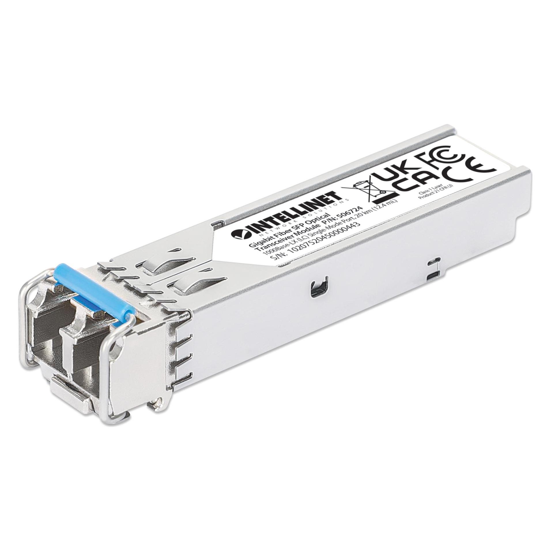 Intellinet SFP Mini-GBIC, Gigabit Ethernet, LC, SM (506724)