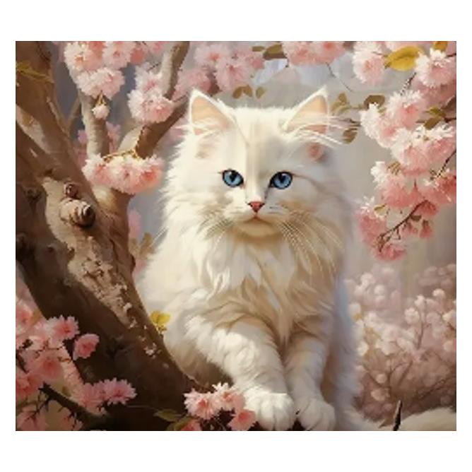 Norimpex Diamant-Mosaik - Katze in Blumen (2000907)