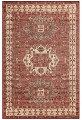 "Carmel Kilim Indoor/Outdoor Area Rug Chili by Brylane Home in Chili (Size 1'11""X7'6"")"
