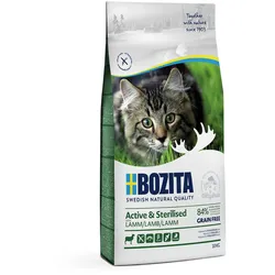 Bozita Active & Sterilised Grain Free Lamb Katzentrockenfutter 10 Kilogramm