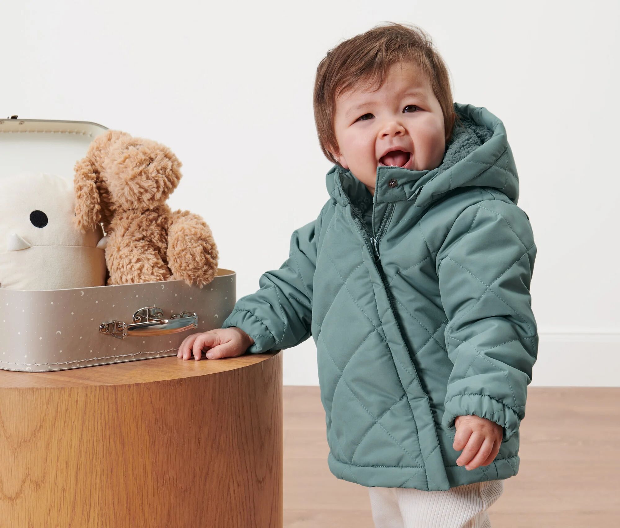 Tchibo - Kleinkind-Steppjacke - Baby - Gr. 98/104 - blau