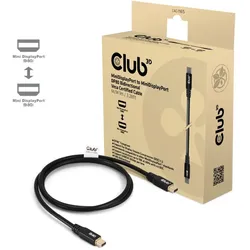 CLUB3D MiniDisplayPortTM to MiniDisplayPort Bi-Directional VESA DP80 Certified Cable M/M 1m/3.28ft