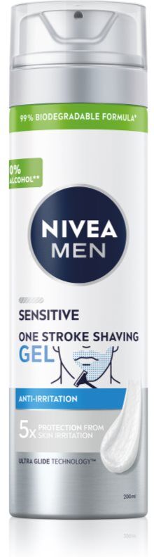 NIVEA MEN Sensitive shaving gel with soothing effects 200 ml