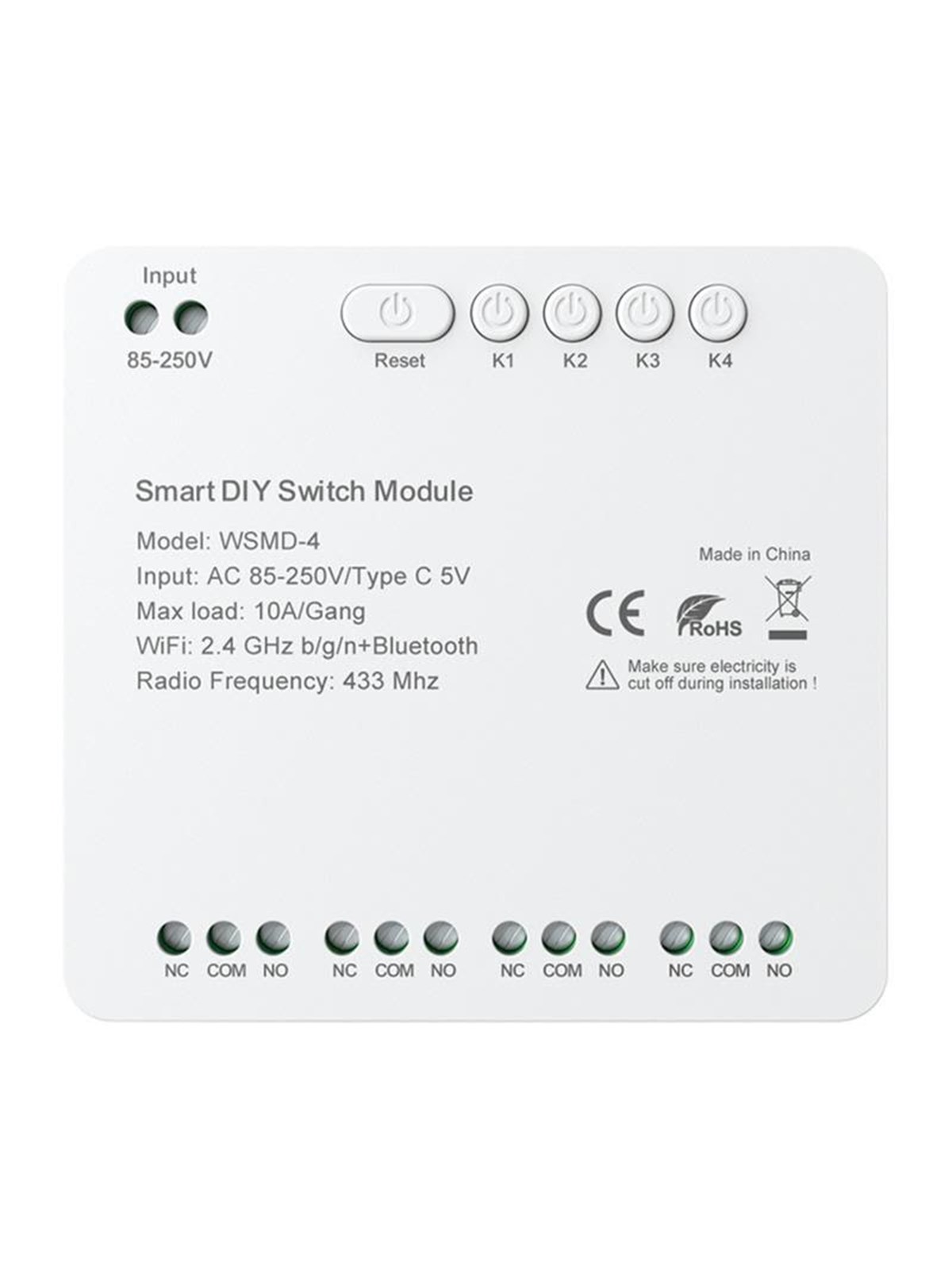 Avatto WSMD?4 250V Smart Switch Module