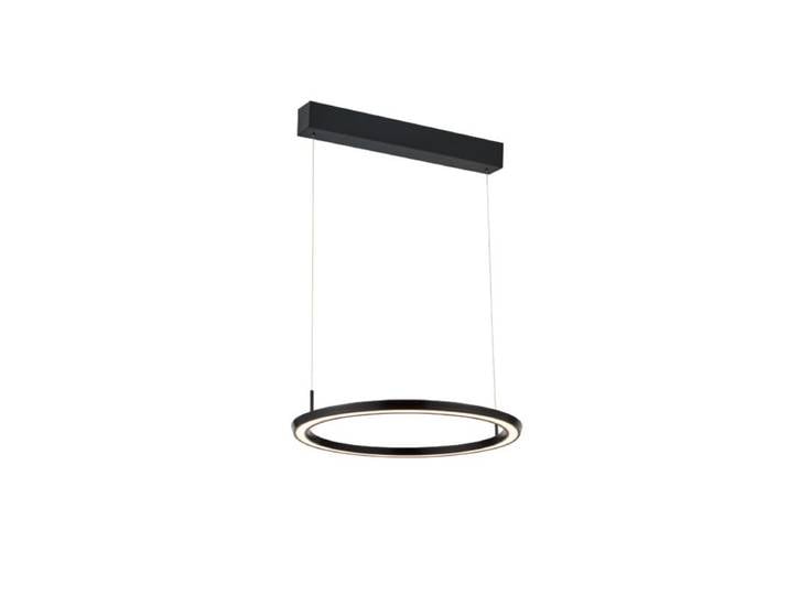 Bopp Pendelleuchte Smart rund, LED-Band, integrierter Dimmer - S