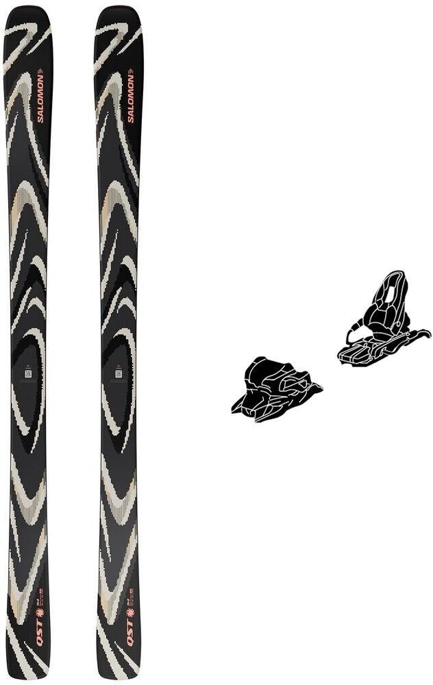 Salomon  - Pack Ski Qst 94 Black - 172 + 11.0 Tp 100mm Black Anthracite - Ski