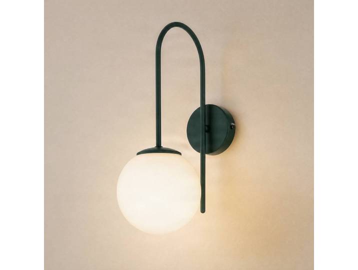 Wandlampe Cambridge Luminex, dimmbar, grün, für Wohn- / Esszimmer, Metall, Modern, Wandleuchte, Wandlampe Innen