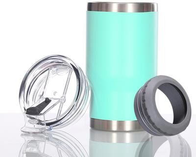 Lush Living Finds Arctic Sip Insulated Can Cooler Tumbler With Bottle Opener For Cans & Bottles green