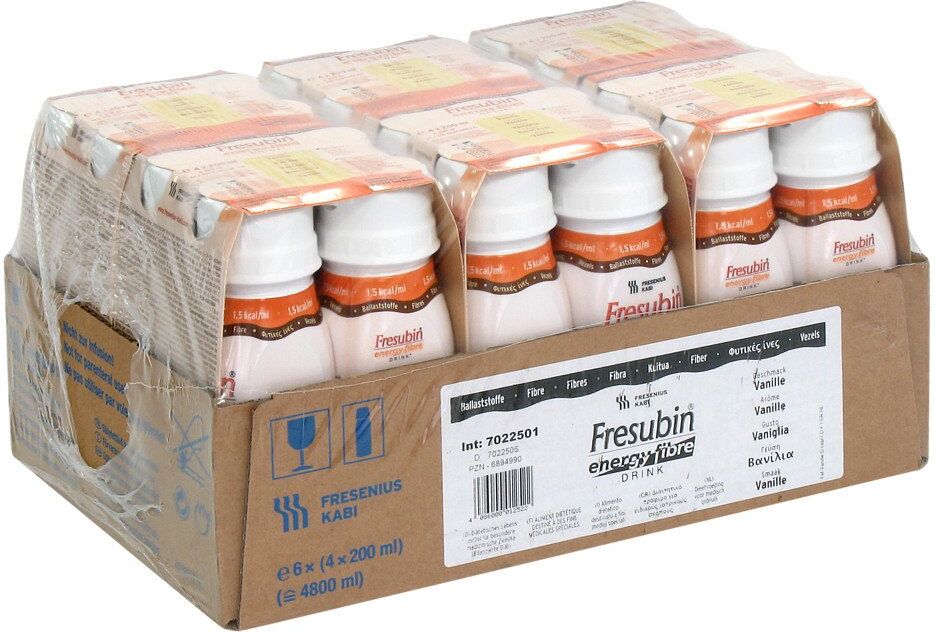 Fresubin Energy Fibre Drink Vanille Trinkflasche