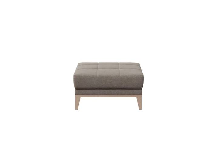 Pouf en polyester brun