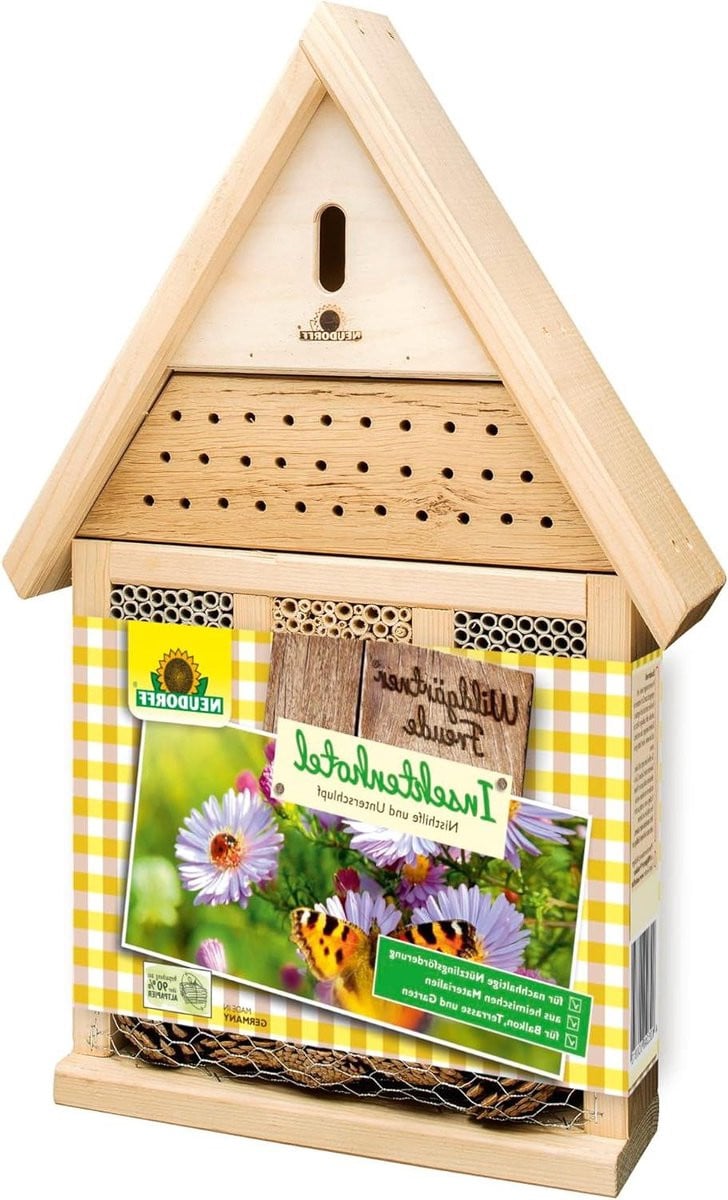 Wildgärtner Freud Insectenhotel voor wilde bijen en lieveheersbeestjes - 1 stuk