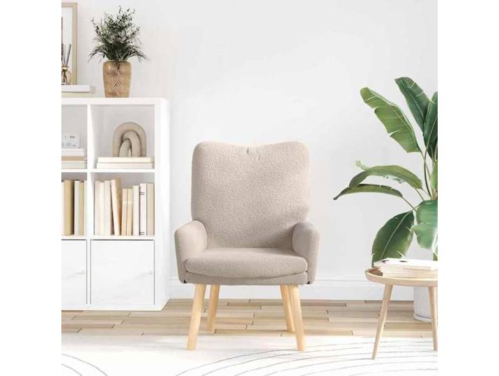 Gris clair Fauteuil relaxant - SOLOMON - Chaise salon - 1 personne - Gris clair 63x67x94 cm tissu FF4933