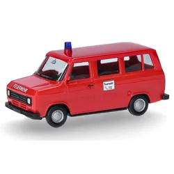 Herpa 097635 1:87 Ford Transit Bus Mannschaftstransportwagen"Feuerwehr"(BASIC)