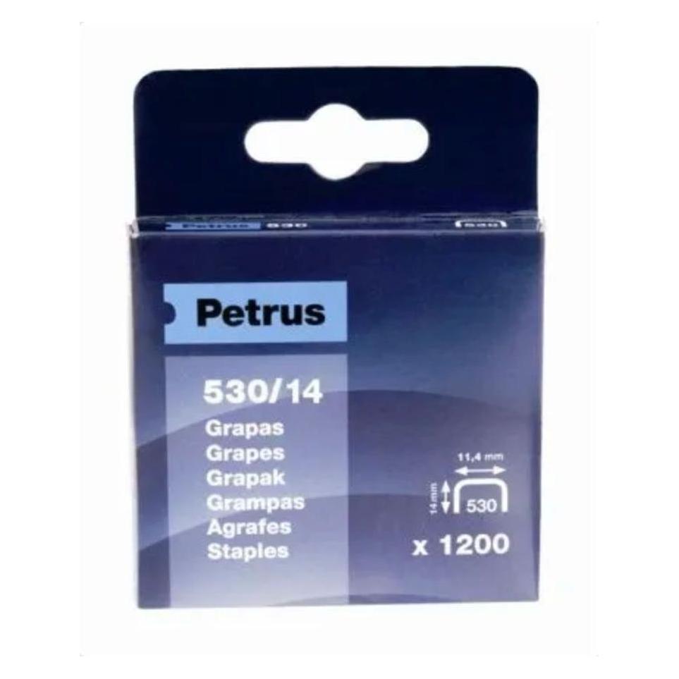 Petrus Schachtel 1200 Heftklammern mod. 530/14mm 77517 (32630942)