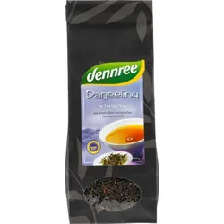 dennree Darjeeling Schwarztee lose bio 100g