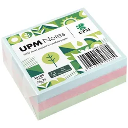 UPM Notes Haftnotizen Pastellmix, farbsortiert, 100 Blatt