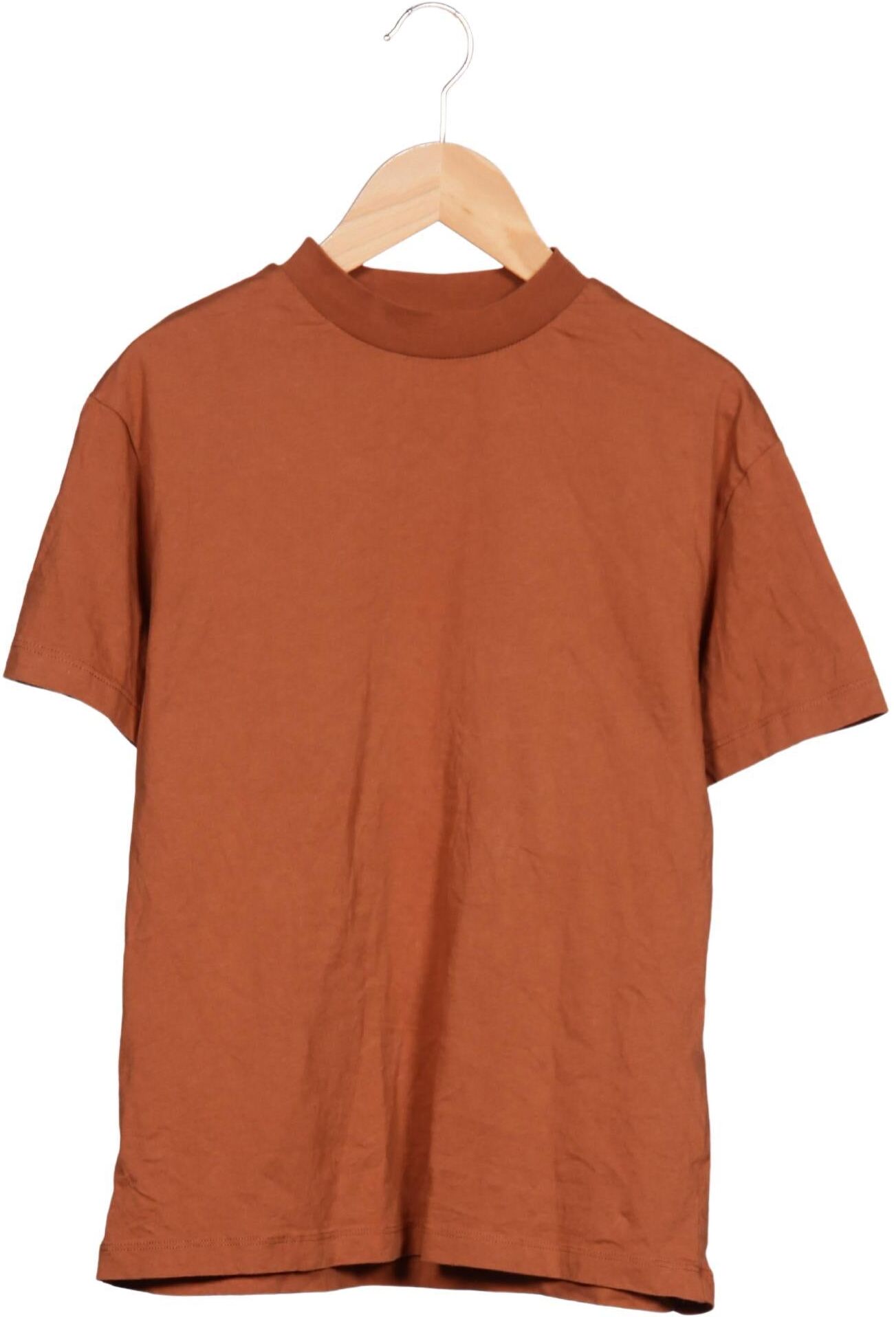 Trendyol Damen T-Shirt, Braun, Gr. S, Baumwolle - Second Hand