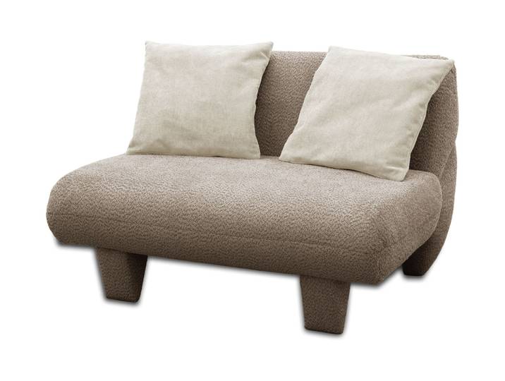 Domo Sofa »Alicante» - 117x76x95cm - hellgrau -