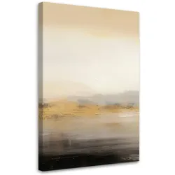LEINWANDBILD Abstrakte Textur Loft Beige 60x90cm