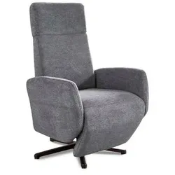 sit & more Sessel TV Morris Stoff Grau