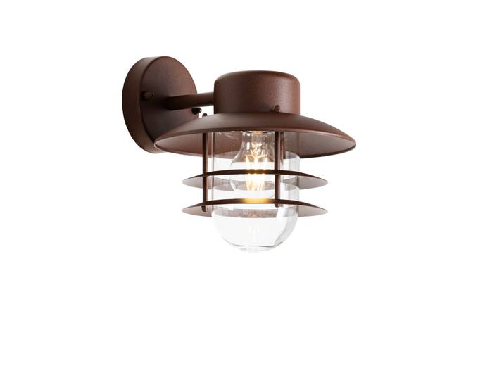 Applique murale industrielle rouille IP44 - Shell