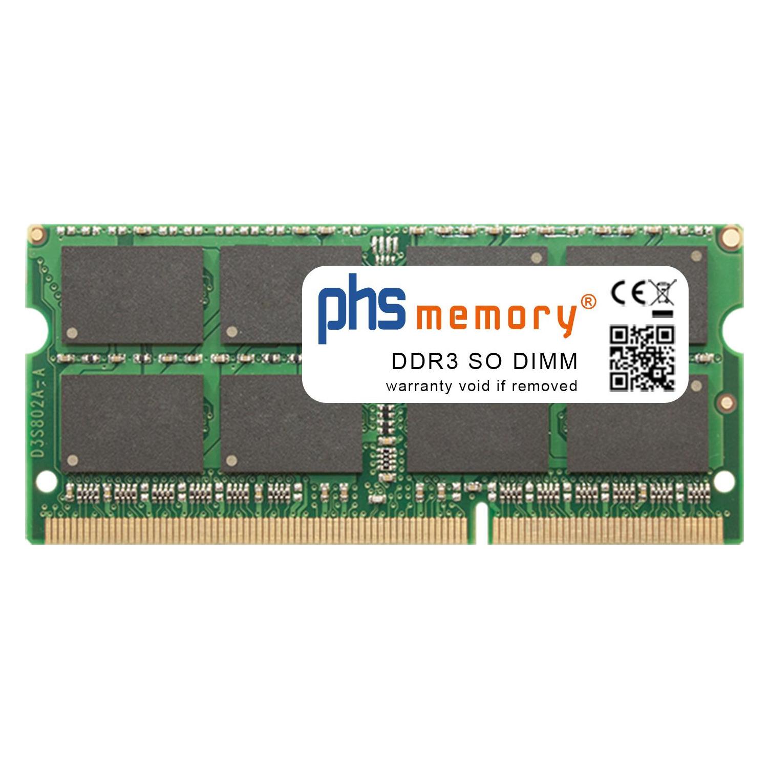 PHS 8GB DDR3 für One GameStar PRO 17 (i7-4710MQ) RAM Speicher SO DIMM PC3L-12800S 2R (One GameStar PRO 17 (i7-4710MQ), 1 x 8GB) (SP369090)