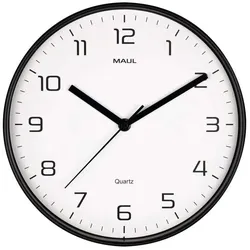 MAUL Wanduhr MAULdrip, 25 cm, Quarzuhr, ohne Batt.,schwarz