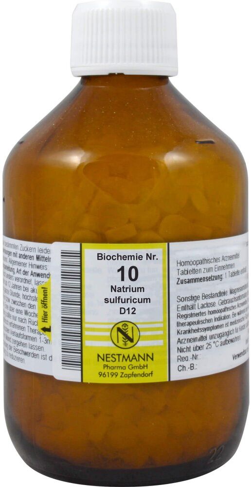 NESTMANN Biochemie 10 Natrium sulfuricum D12 Tabletten