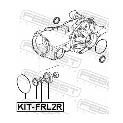 FEBEST Lager, Antriebswelle kitfrl2r für LAND ROVER