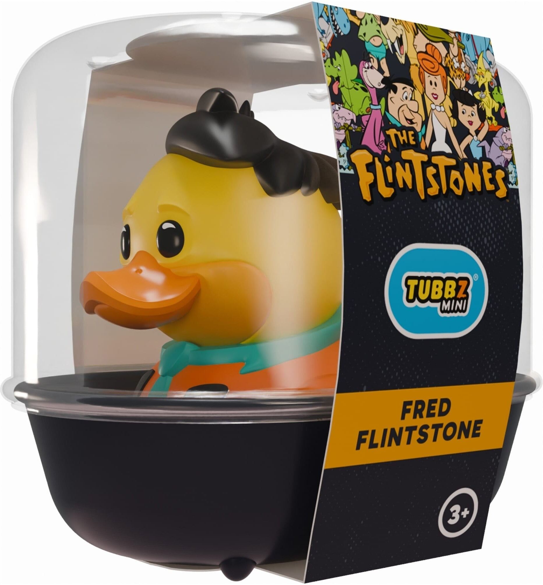 Tubbz Collectibles – The Flintstones – Fred Flintstone (Mini Tubbz) - Orange - Mini Size - Official Collectible