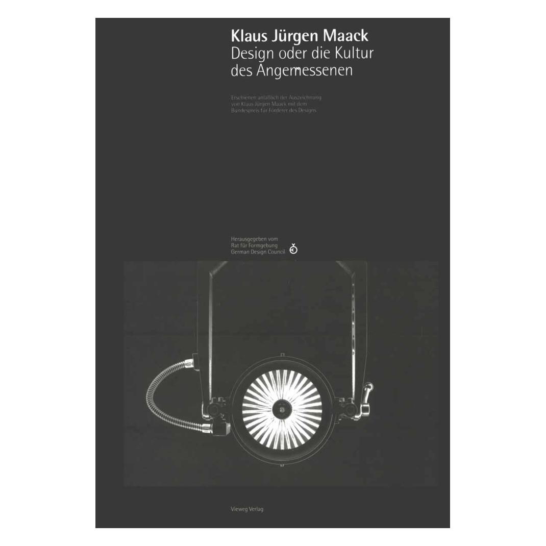 Vieweg & Teubner Klaus Jürgen Maack Design oder die Kultur des Angemessenen (Deutsch, Softcover) (7831588)