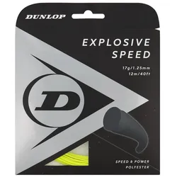 Tennissaite - Dunlop - EXPLOSIVE SPEED 17G/1,25 mm YL D 12M SET