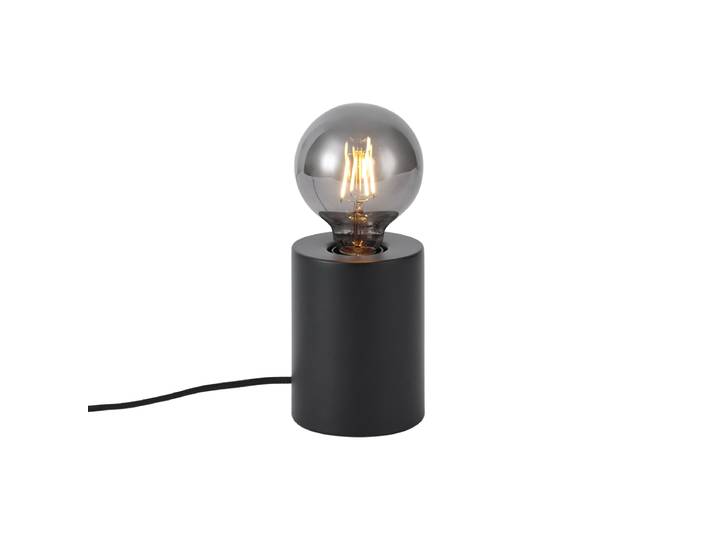 Lampe de table moderne noire 13cm - Cylinder