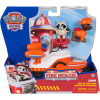 Paw Patrol Fire Rescue - Zumas Rettungsboot, Spielfahrzeug mit Zuma Hundefigur und Waschbärenfigur