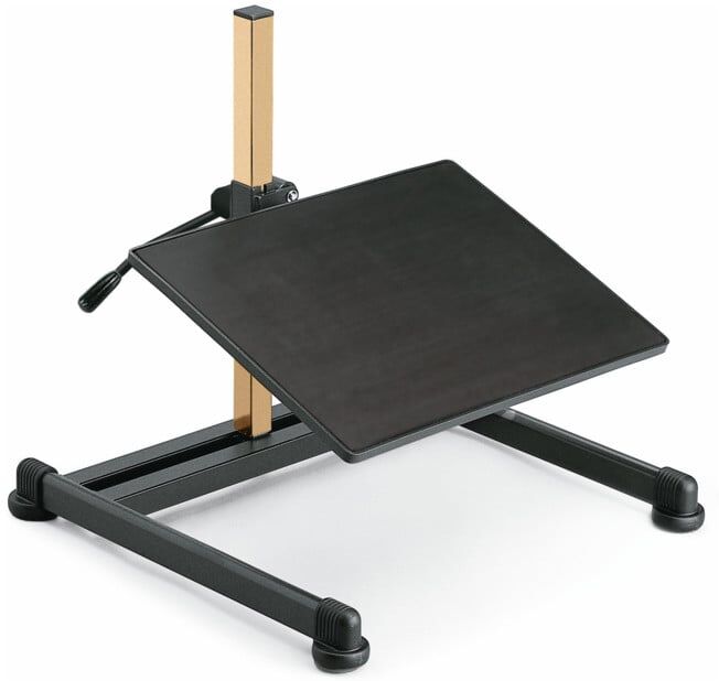 Repose-pieds Basic noir B530xP520xH510 mm ajustage de la H. 65-410 mm BIMOS (9450-217)