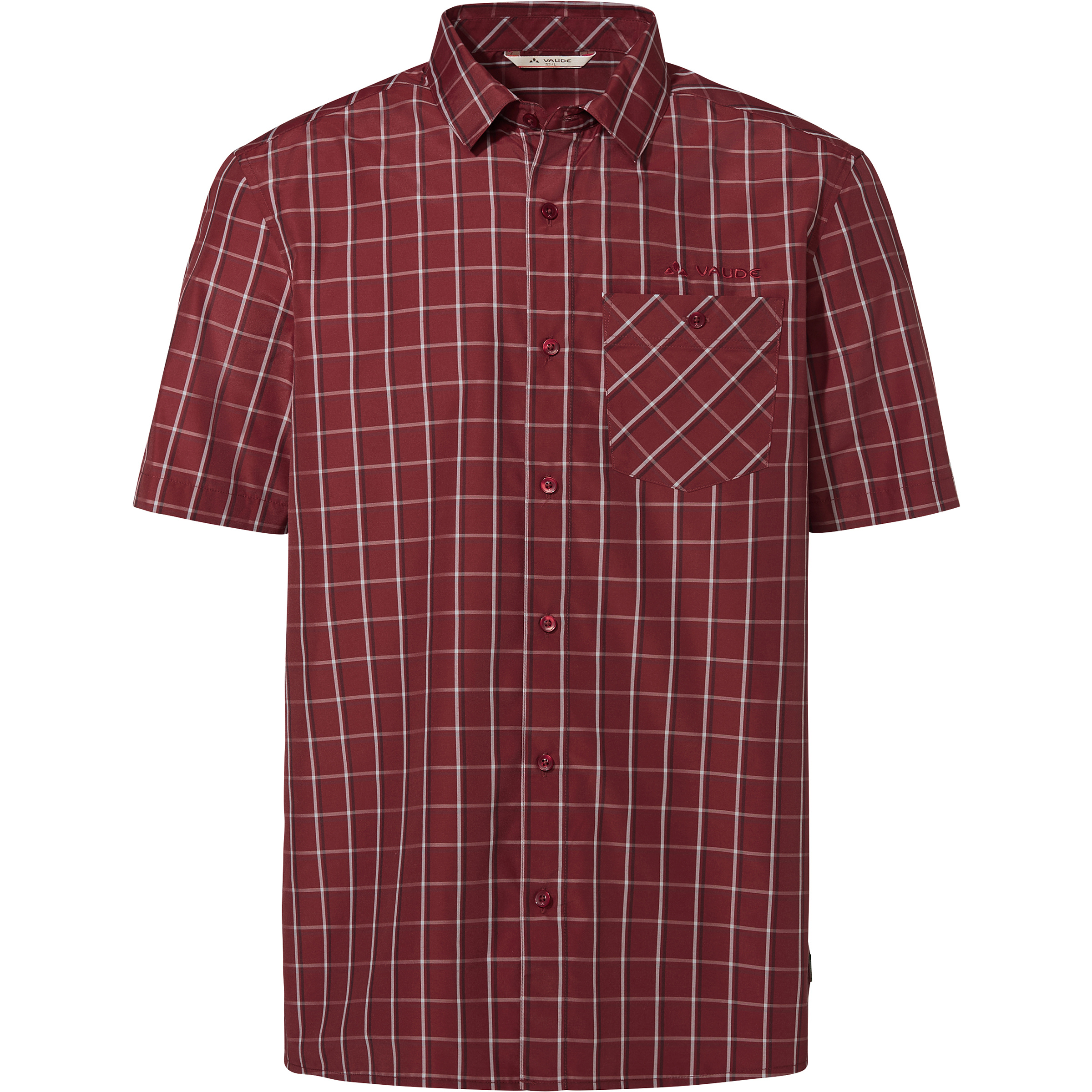 Vaude Albsteig III Herren Hemden rot Größe S Trekking Hautfreundlich Lyocell (Tencel)