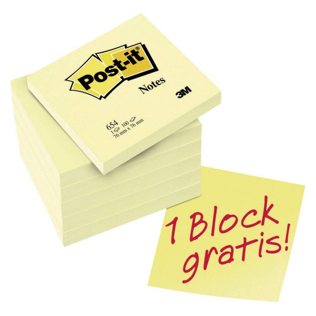 Post-it Haftnotzien 5 + 1 (76 x 76 mm) (7000081192)