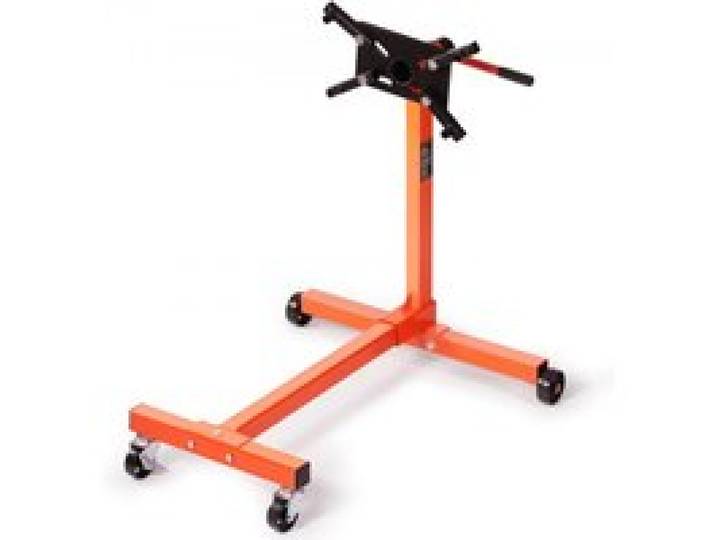 VEVOR Support Moteur d'Atelier 340 kg Stand de Moteur en Acier Mobile et Verrouillable Lève-Moteur Rotatif 360° 6 Points d’Ancrage Réglables en Inclinaison pour Travaux sur Moteurs Démontés Mécanicien